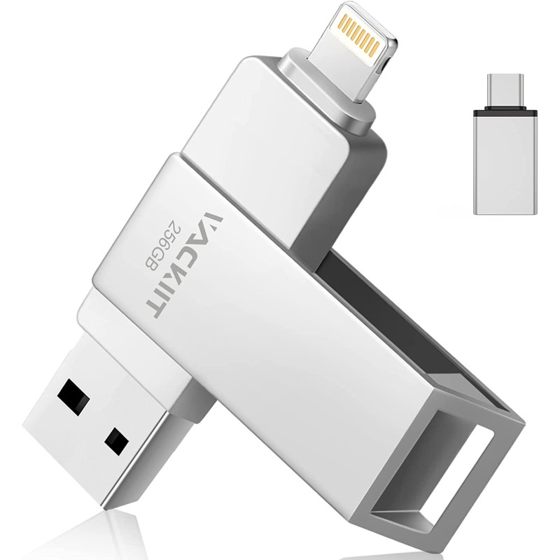 Clé USB pour iPhone 256 Go - Stockez et partagez vos fichiers sur votre iPhone en toute sécurité