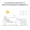 thermostat filaire intelligent et connecté tado X pour système de chauffage