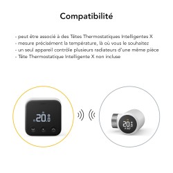 thermostat filaire intelligent et connecté tado X pour système de chauffage