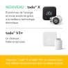 thermostat filaire intelligent et connecté tado X pour système de chauffage