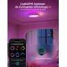 Plafonnier LED Connecté Lepro T1 : IA, Sync Musique, Contrôle Vocal