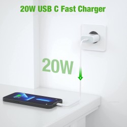 Chargeur iphone 14 Rapide USB C 20W
