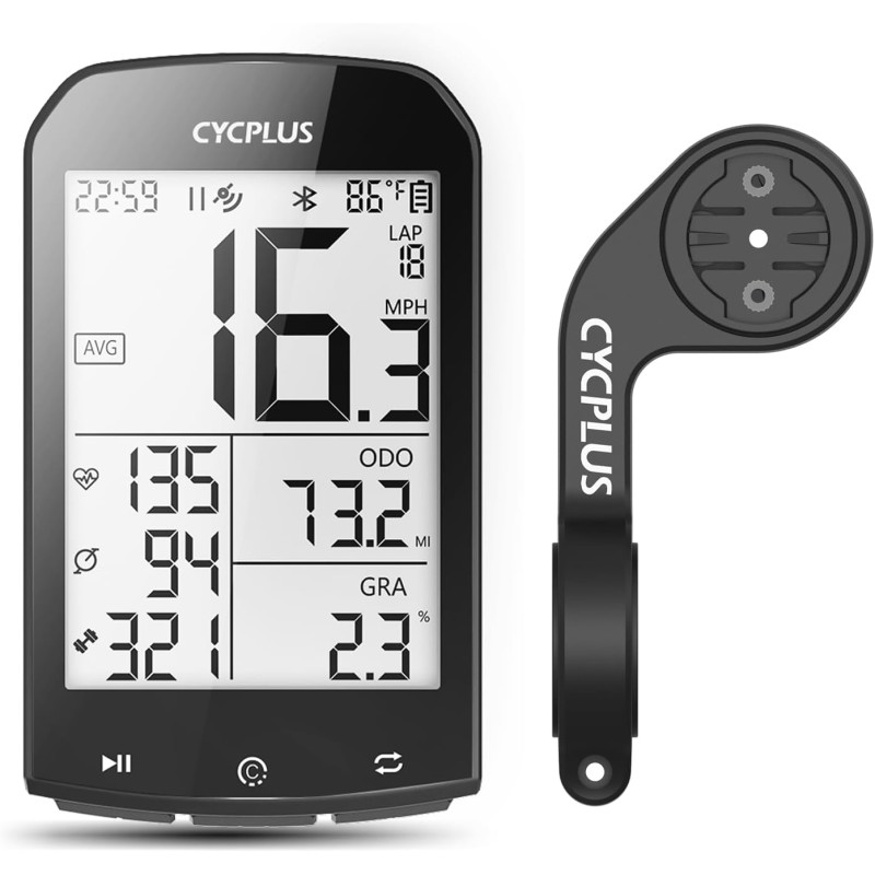 Compteur Vélo GPS Complet CYCPLUS M1 Suivi Précis pour VTT et Route