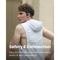 Casque intelligent à Conduction Osseuse SHOKZ OpenMove - Oreilles Libres, Sport et Sécurité