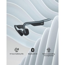 Casque intelligent à Conduction Osseuse SHOKZ OpenMove - Oreilles Libres, Sport et Sécurité