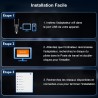 Adaptateur WiFi 6E USB 3.0 NEWFAST AXE5400 - Connexion Ultra-Rapide pour Windows 11/10