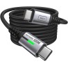 INIU Câble USB-C 100W : Charge Rapide 5A, Nylon Tressé, 2m - Pour Tous Vos Appareils USB-C