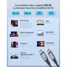 INIU Câble USB-C 100W : Charge Rapide 5A, Nylon Tressé, 2m - Pour Tous Vos Appareils USB-C