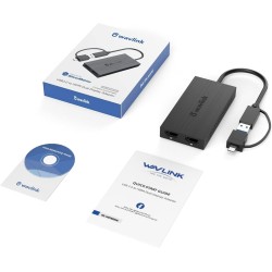 WAVLINK Adaptateur USB 3.0/USB-C Dual HDMI : Extension d'Écran 1080p pour Mac et Windows