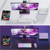 Clavier Gamer Mécanique TECURS : Sans Fil RGB, 65% TKL Azerty