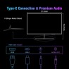 Écran PC 24" 100Hz IPS Minifire : 1080P, Haut-parleurs, Ports HDMI/Type-C