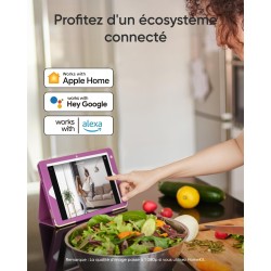 Caméras de surveillance intérieure rotative 4K